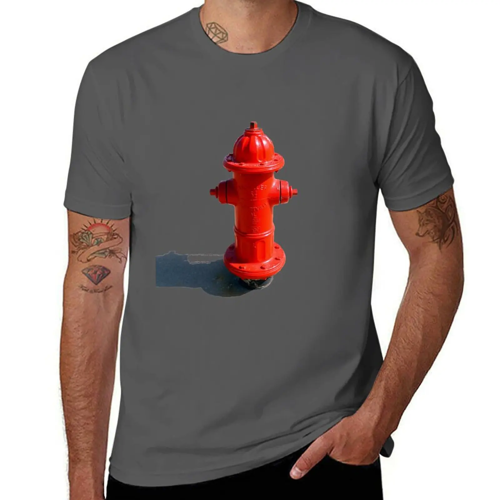 

RED FIRE HYDRANT T-Shirt graphic shirts designer shirts cheap stuff workout shirts for men