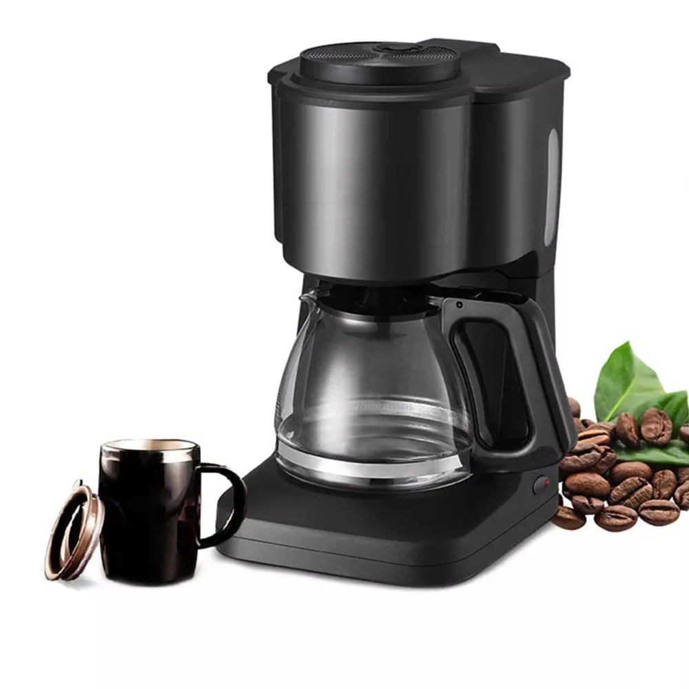 

Coffee Maker Machine 110V/220V 600W Automatic Drip Coffee Maker 6 Cup Tea Multifunction Electric Household Coffee Machine