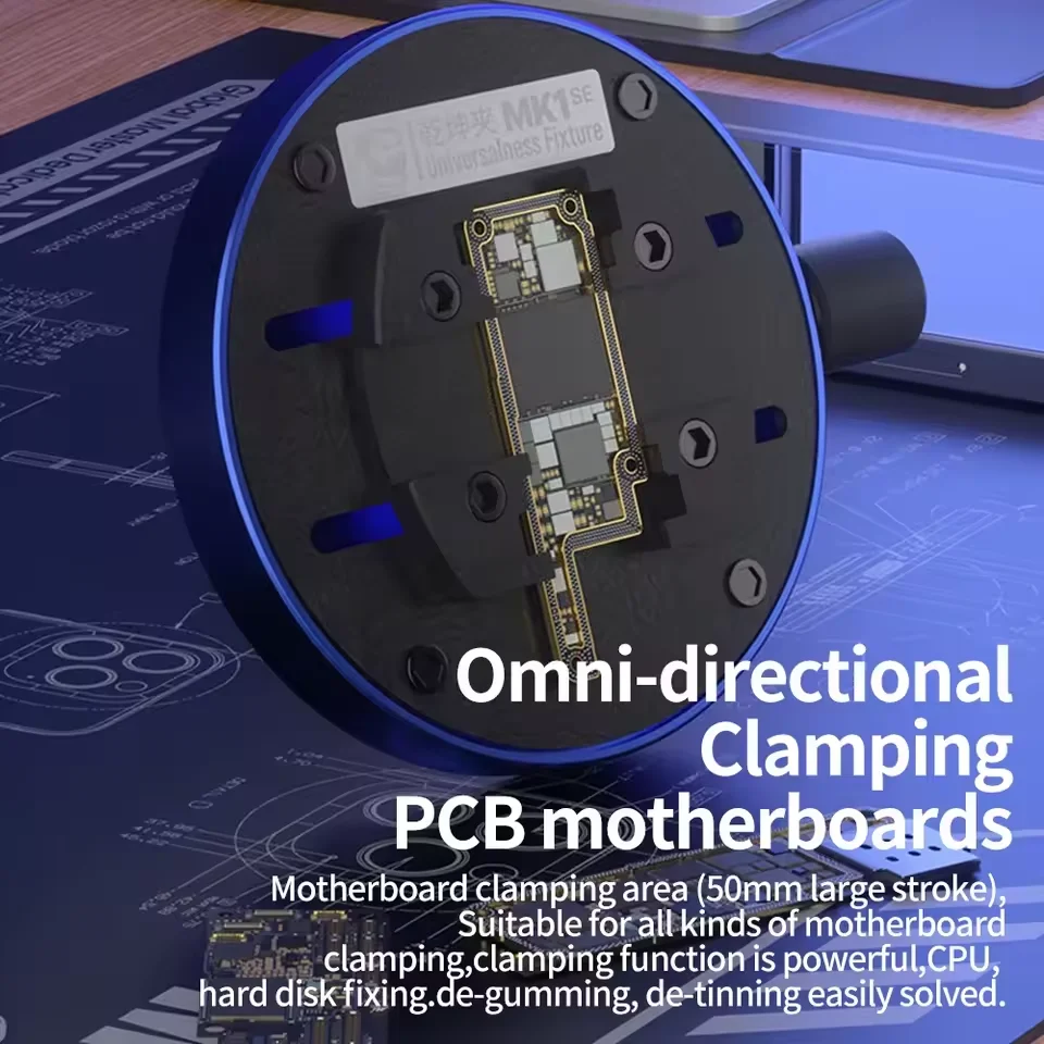 Mechanic MK1 SE 360° Rotary Motherboard Fixture For Phone Motherboard IC Chip Clamping PCB Board Repair Rework Soldering Holder