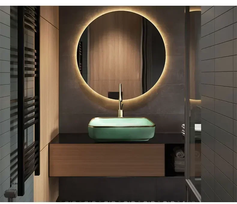 X188 بأسعار معقولة LuxuryStyle شرفة غسل اليد حوض واحد فناء حوض سباحة بسيط المنزلية وغسل الوجه بين منصة