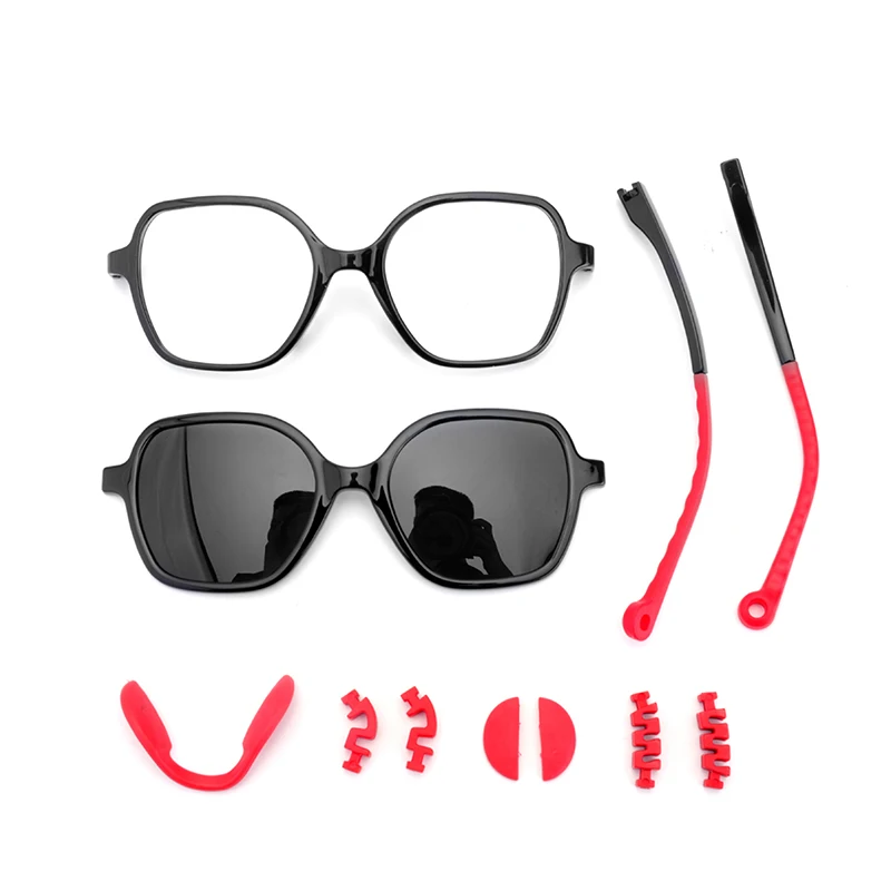 Ceofy montature per occhiali da vista per bambini occhiali polarizzati magnetici Clip per prescrizione ottica per bambini su occhiali flessibili