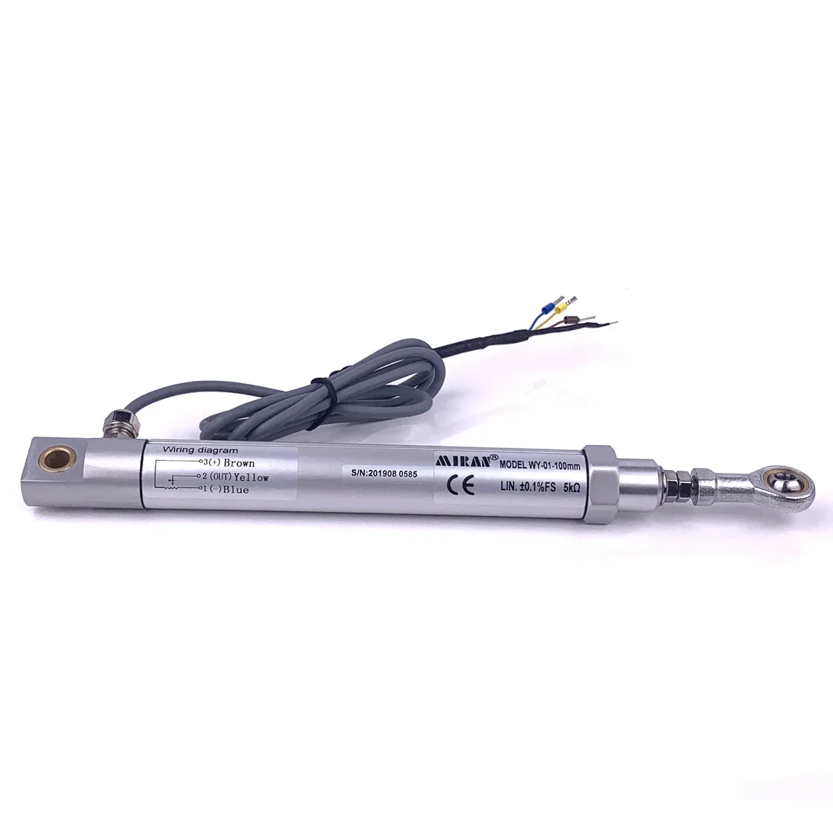 

Miran WY-01-25mm Linear Position Sensor Output Continuous Measurement Linear Displacement Transducer for Bad Environment Using
