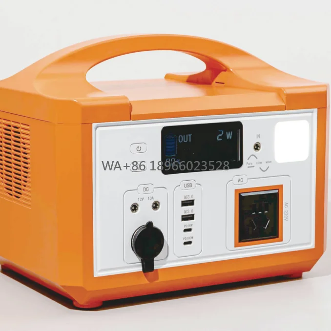 

Lithium Ion Multi-Source Energy Storage for Outdoor Emergencies Works with Solar Panel Car Portable Power Bank with 600W/1200W