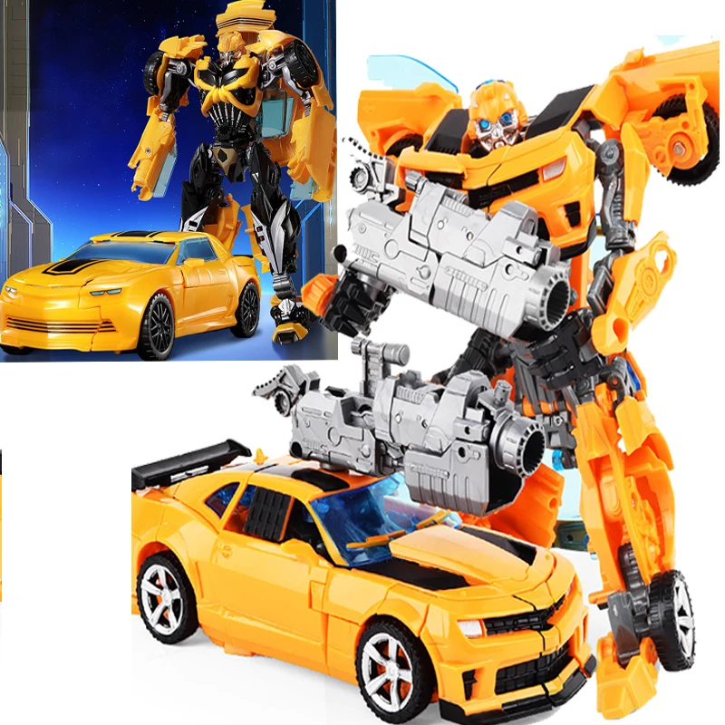 Transformation Toys for Boys Anime Robot Car Action Figure Plastic ABS Cool Movie Robot Car Aircraft Engineering Model Toy Gift