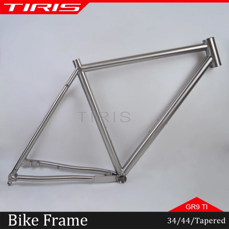 

TIRIS-CRF-01 Titanium Bicycle Frame,Strengthen Gravel Frame,700C,Titanium bike,Custom