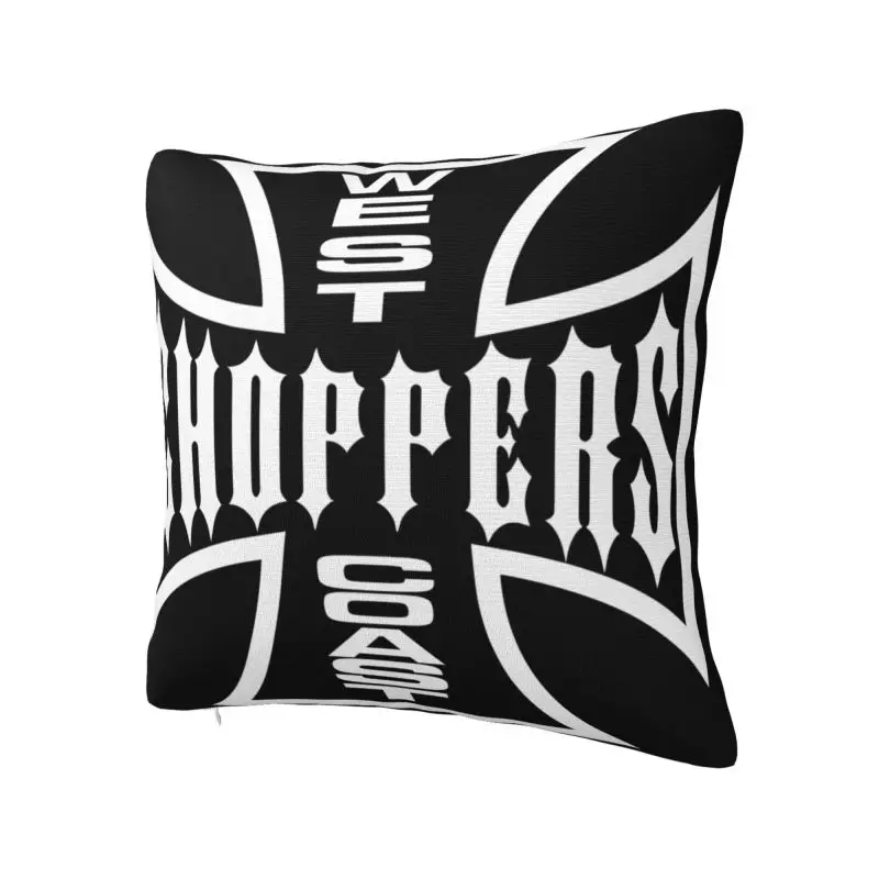 Nordic West Coast Iron Cross Choppers Sofa Cushion Cover Soft Pillow Case Home Decorative