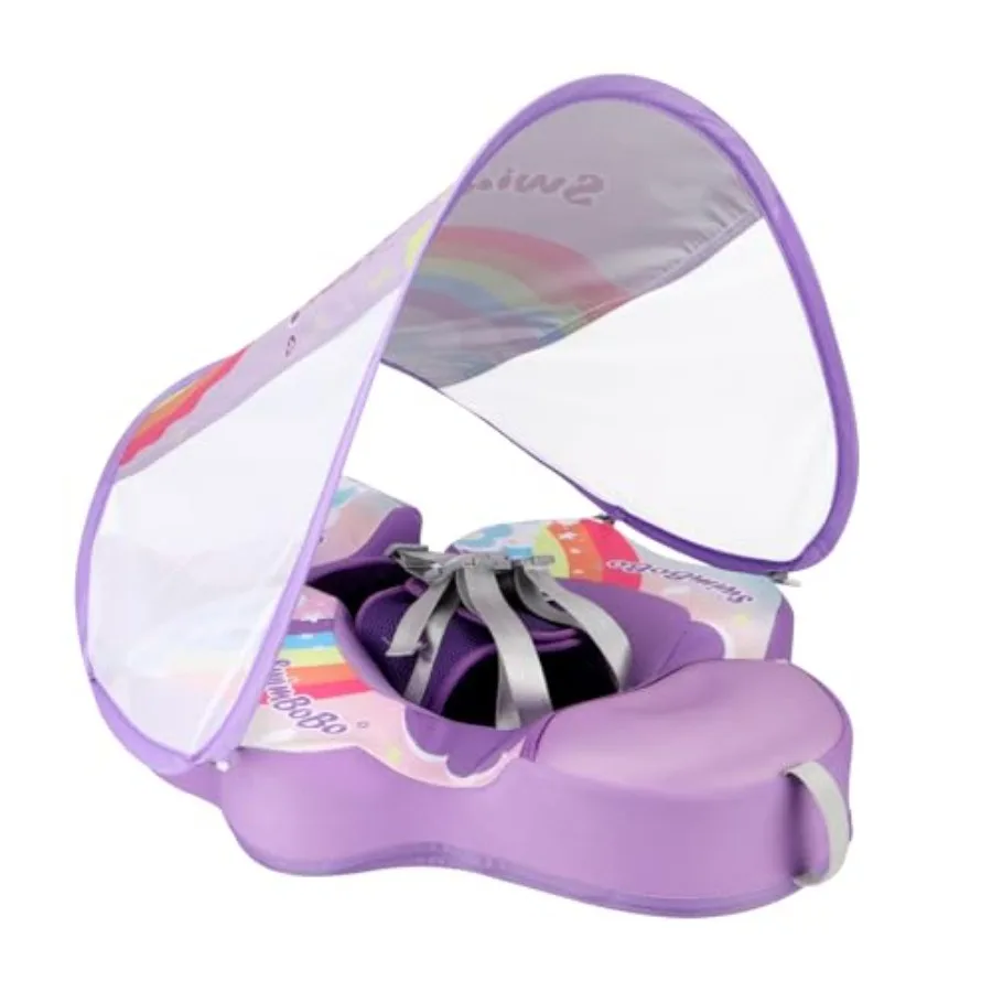 

Детский плавательный круг для бассейна с навесом, ненадувной, из мягкой, приятной для кожи ткани, для мальчиков и девочек