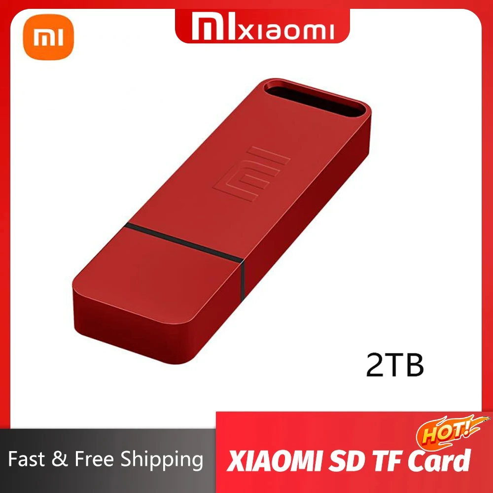 Xiaomi neue Super Mini Metall USB-Flash-Laufwerk gegenseitige Übertragung tragbare USB-Speicher 2TB 1024GB 512GB Hochgeschwindigkeits-USB 3,0