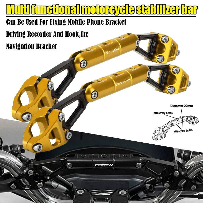 

For VOGE DS900X DS900 DSX900 900-DS 900-DSX 900DSX Motorcycle Parts Balance Bar Handlebar Crossbar Phone Holder Accessories