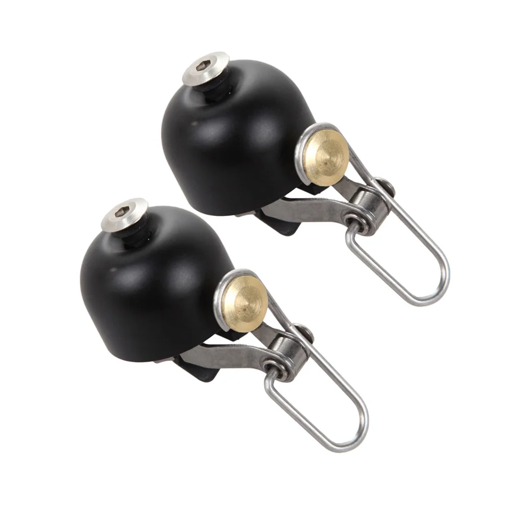 

2Pcs Bike Bell Ring Environmental Pure Copper Plastic Crisp Sweet Sound Handlebar Mount Bell for Mountain Road Bike