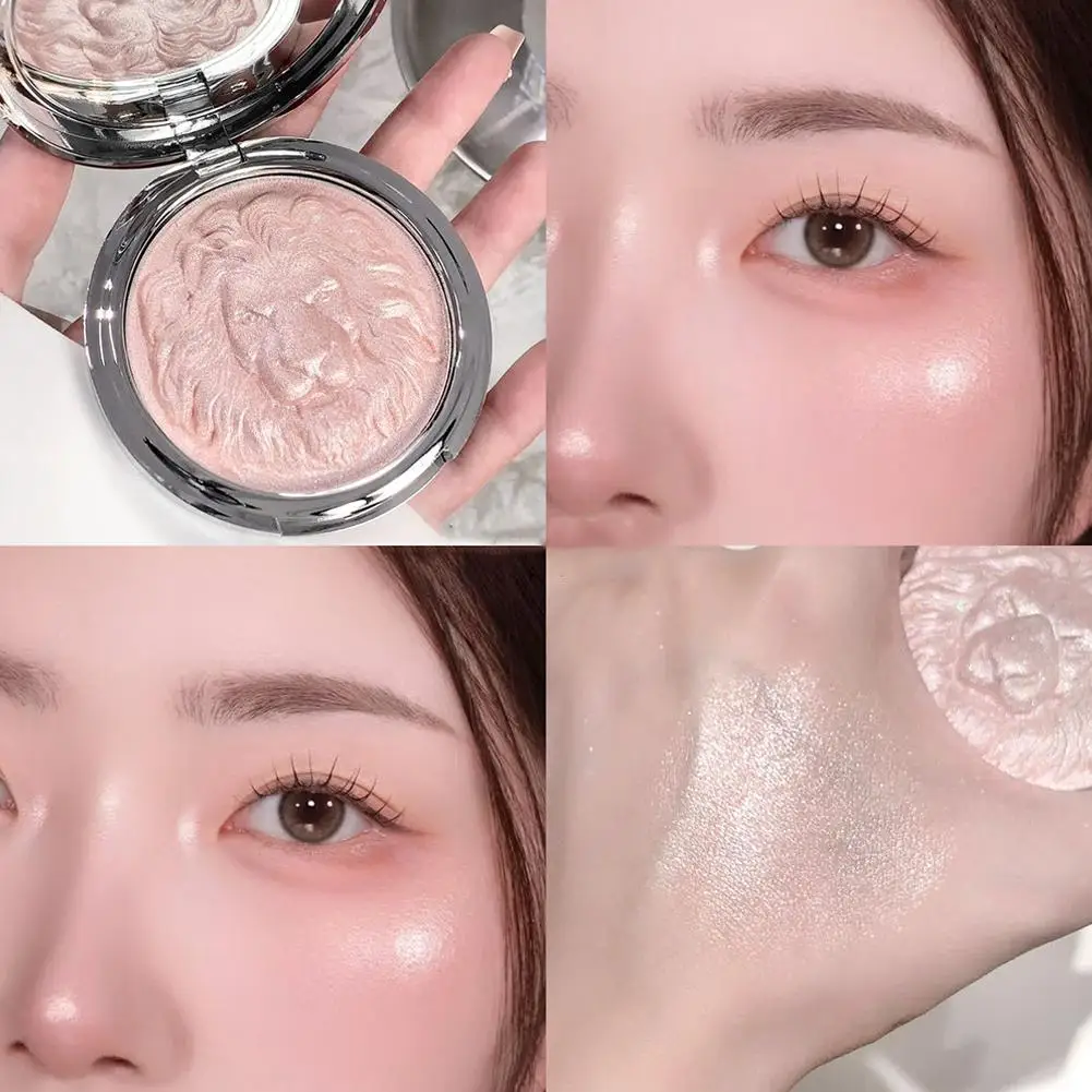 シマーダイヤモンドマッシュポテトハイライター、パール調仕上げハイライターパウダー、輝くグリッター、ナチュラルコントゥアメイクアップ