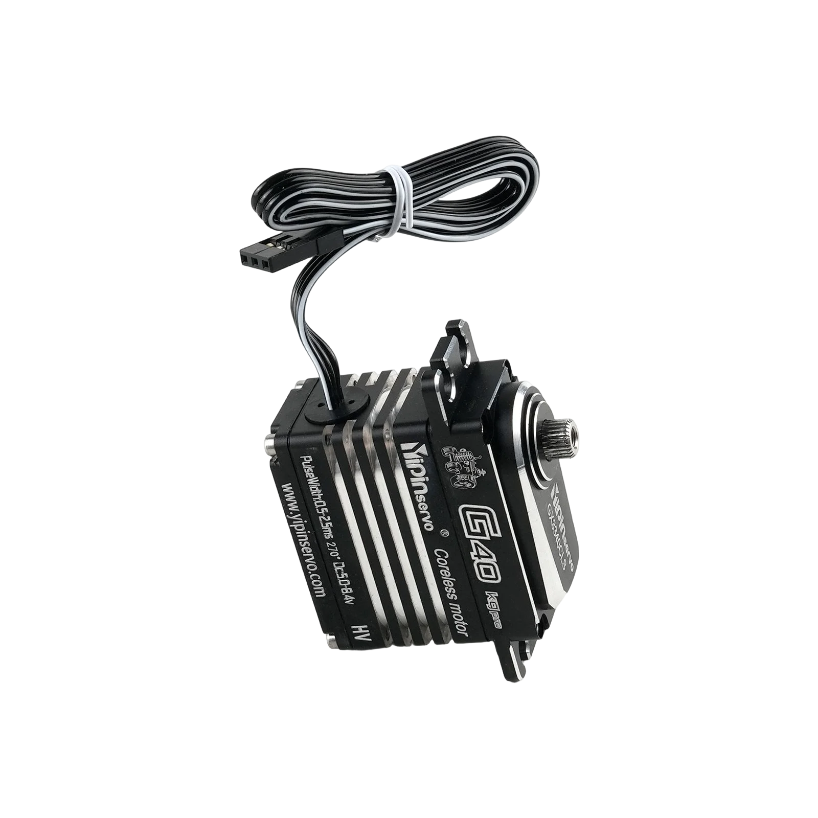 40KG 풀 메탈 디지털 서보 코어리스 모터 180/270도 제어 가능한 각도 서보 DIY 부품 RC 자동차 로봇 모델 장난감용