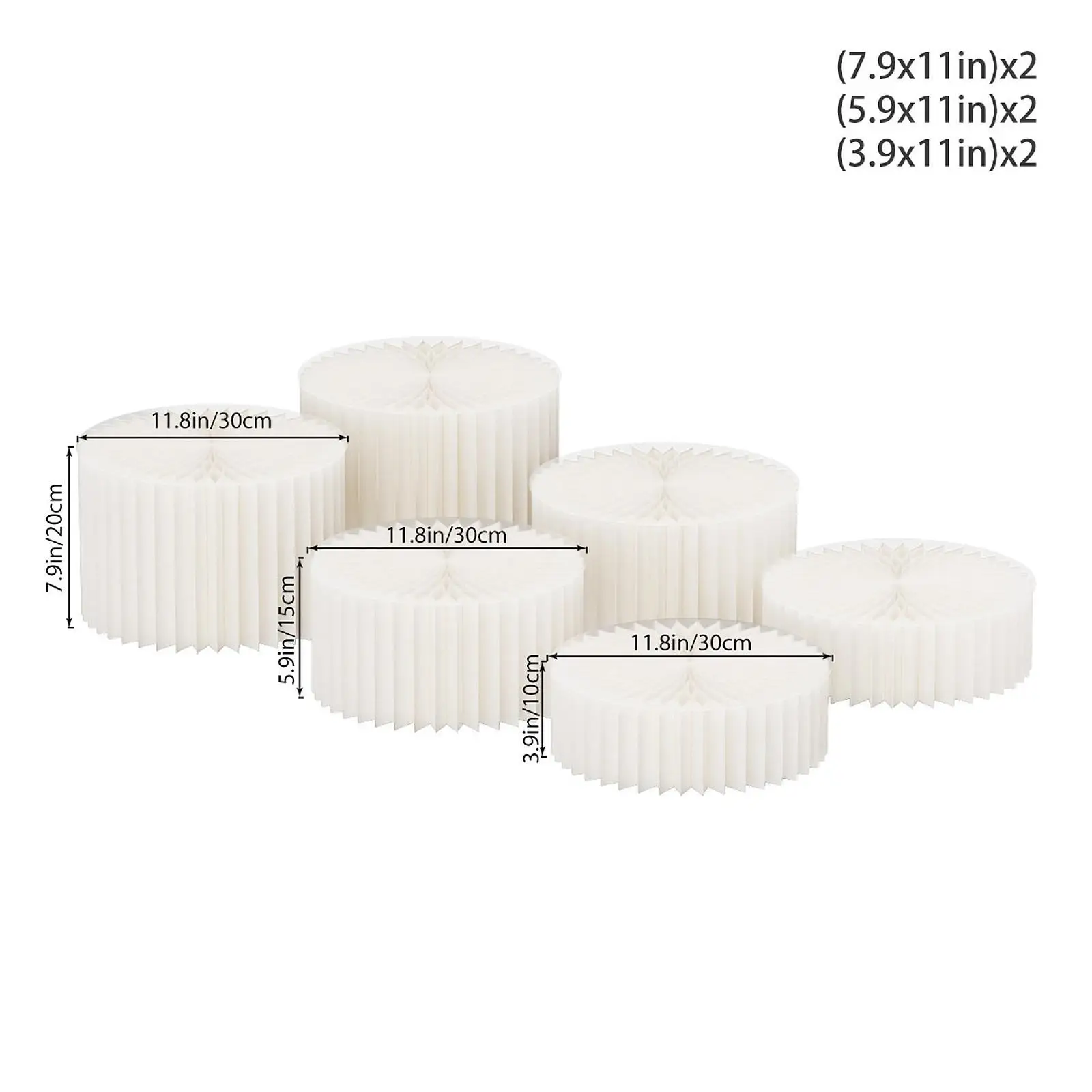 6 Pieces Buffet Risers Cake Stands Elegant Jewelry Organizer Cupcake Stand Food Risers for Catering Anniversary Jewelry Candy