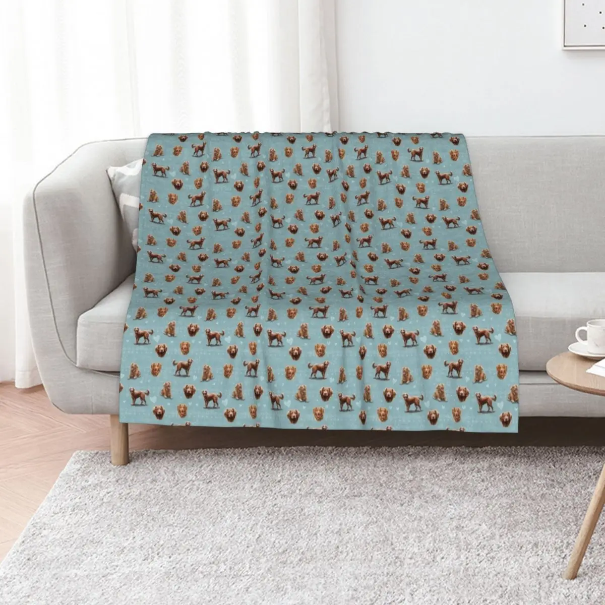 The Nova Scotia Duck Tolling Retriever Dog Throw Blanket Weighted Decorative Throw Thermals For Travel Bed covers Furry Blankets