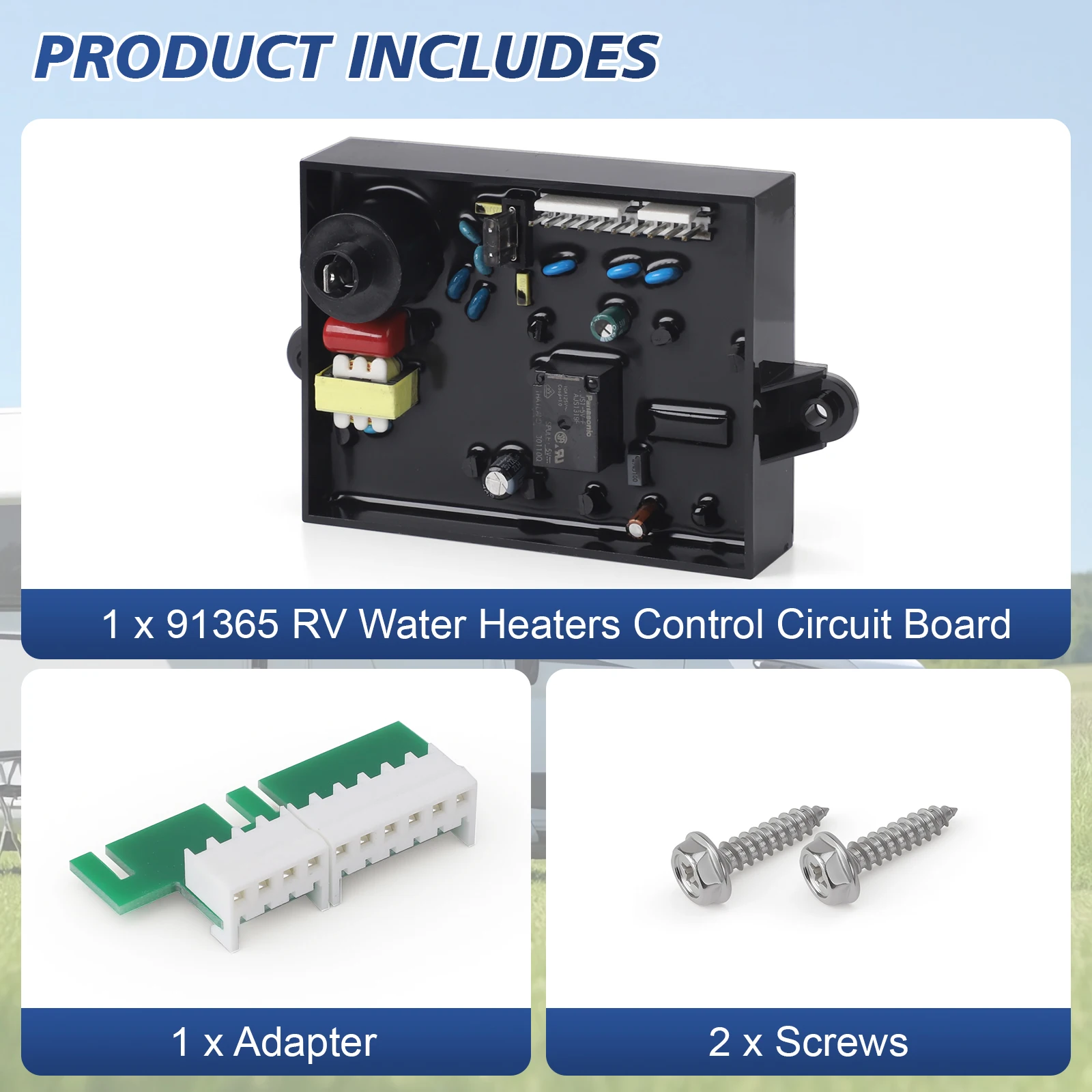سخان المياه لوحة تحكم عدة 93305 91365 91346 93851 ل Atwood GCH6A-10E GC6AA-10E GC10A-4E GCH10A-4E RV 12VDC الغاز الكهربائية #2