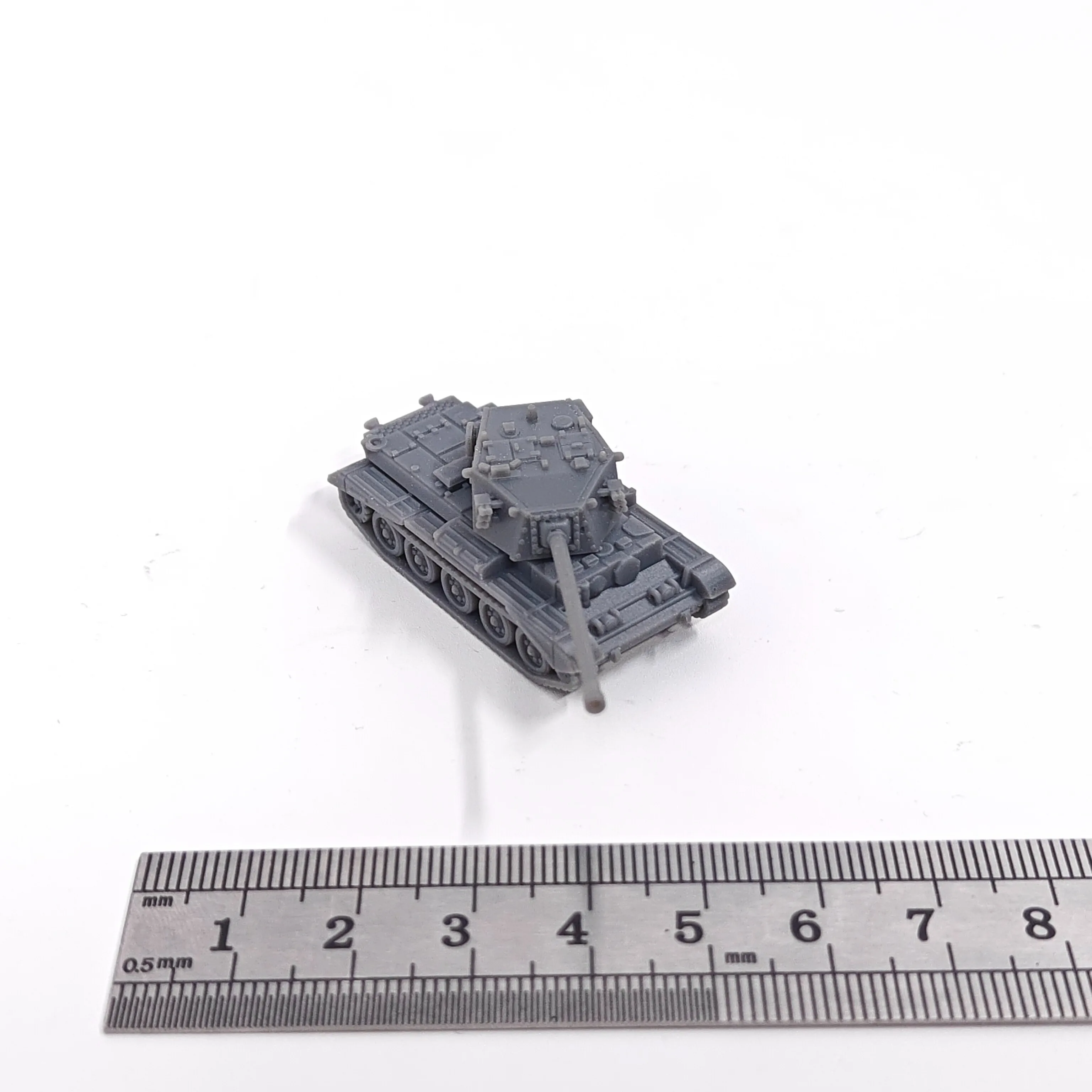British FV4101 Charioteer Tank,3D Printed,1/144 Scale Mini Tank Model,Resin,Paintable