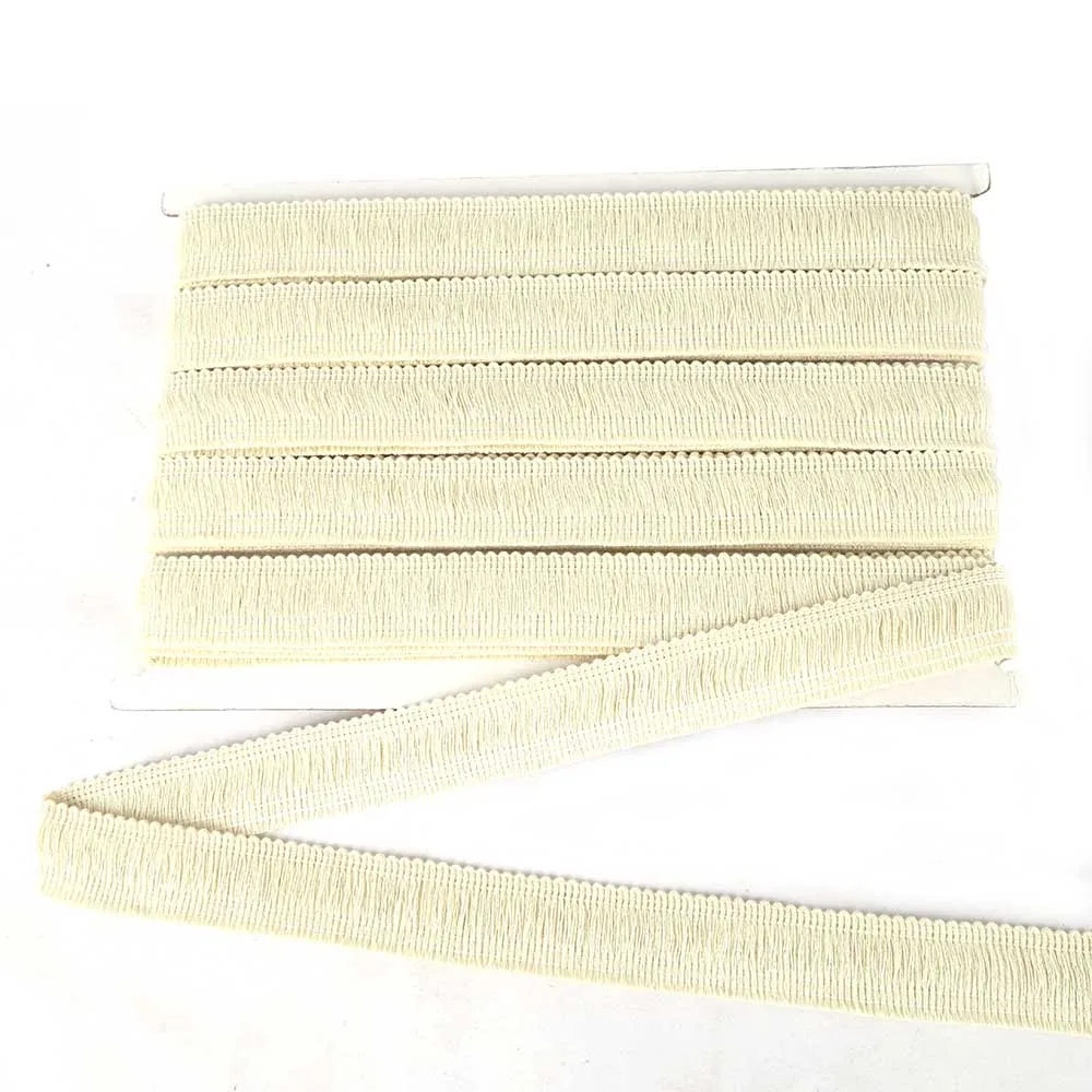 6m/Bag 2.6cm Width Cotton Thread With Lace For Clothing Accessories Tassel Fringe Trim Brush Fringe  Sofa Pillow Curtain Decor