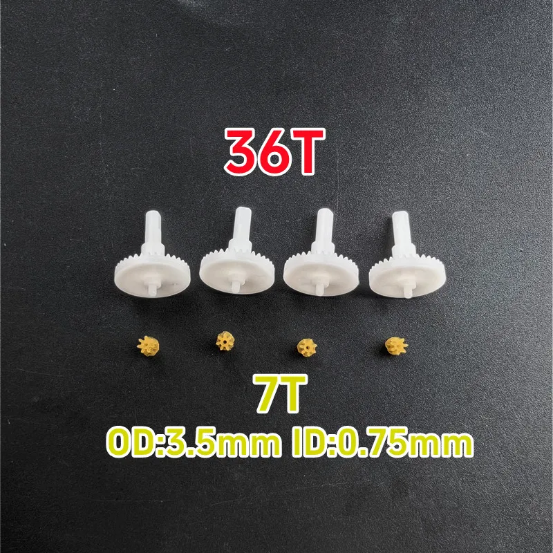 RC Drone Quadcopter Spare Parts 0.4M 36T 7T Gears Set For New Version E525 E88 Model