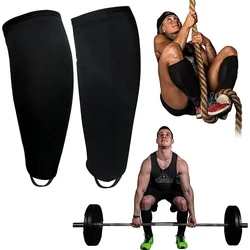 Espinilleras Deadlift acolchadas, Mangas de pierna, levantamiento de pesas, cuerda, escalada, 1 par