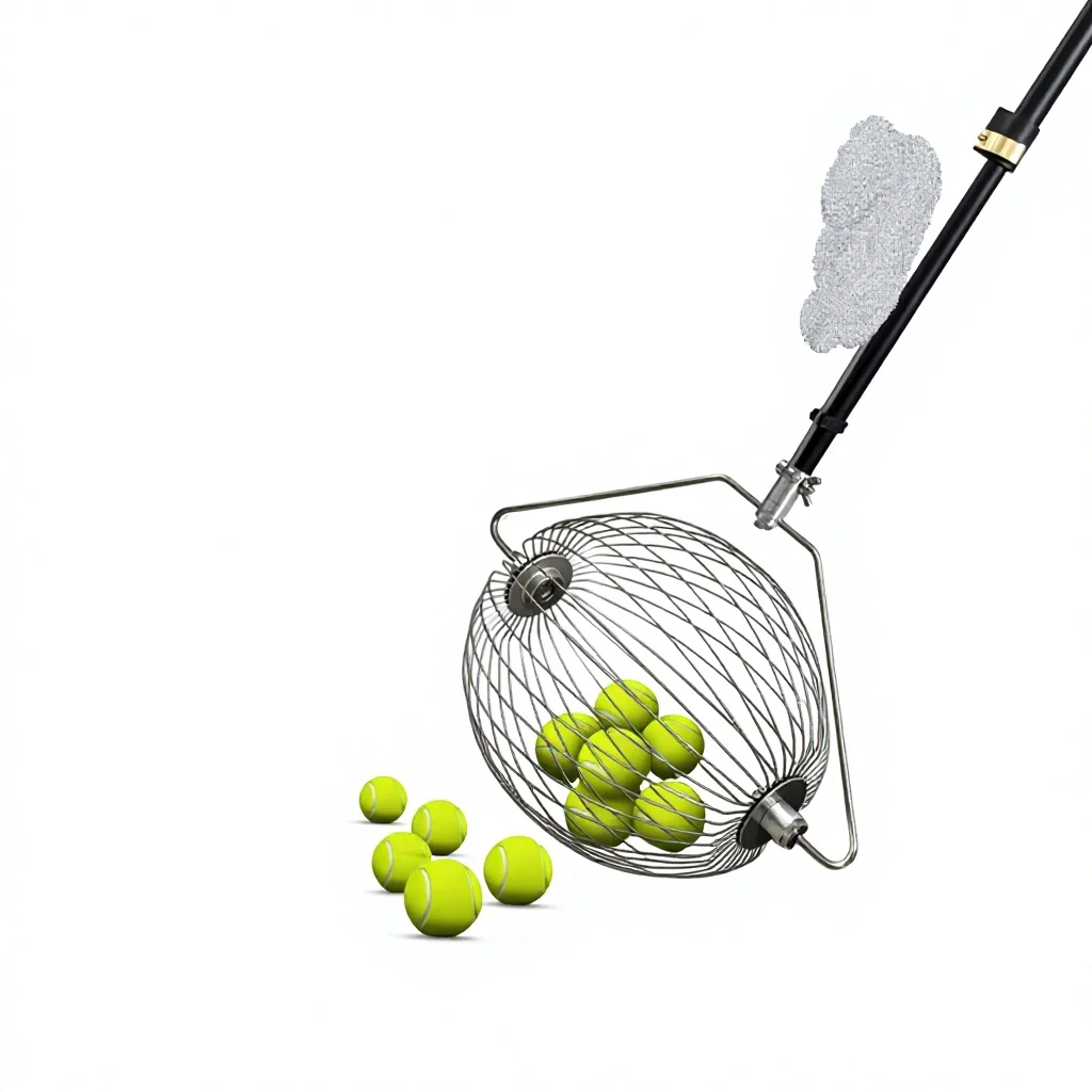 Wholesale Factory Direct Durable Portable Lightweight Golf Balls Tennis Ball&Pickleball Roller Collector with Telescopic Handle