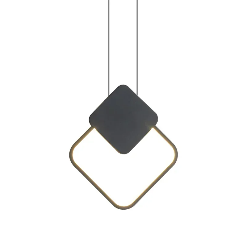 Modern Simple Chandelier Bedside Bedroom Lamp  Celebrity Nordic Creative Small Single Head Personality Restaurant Bar Lighting