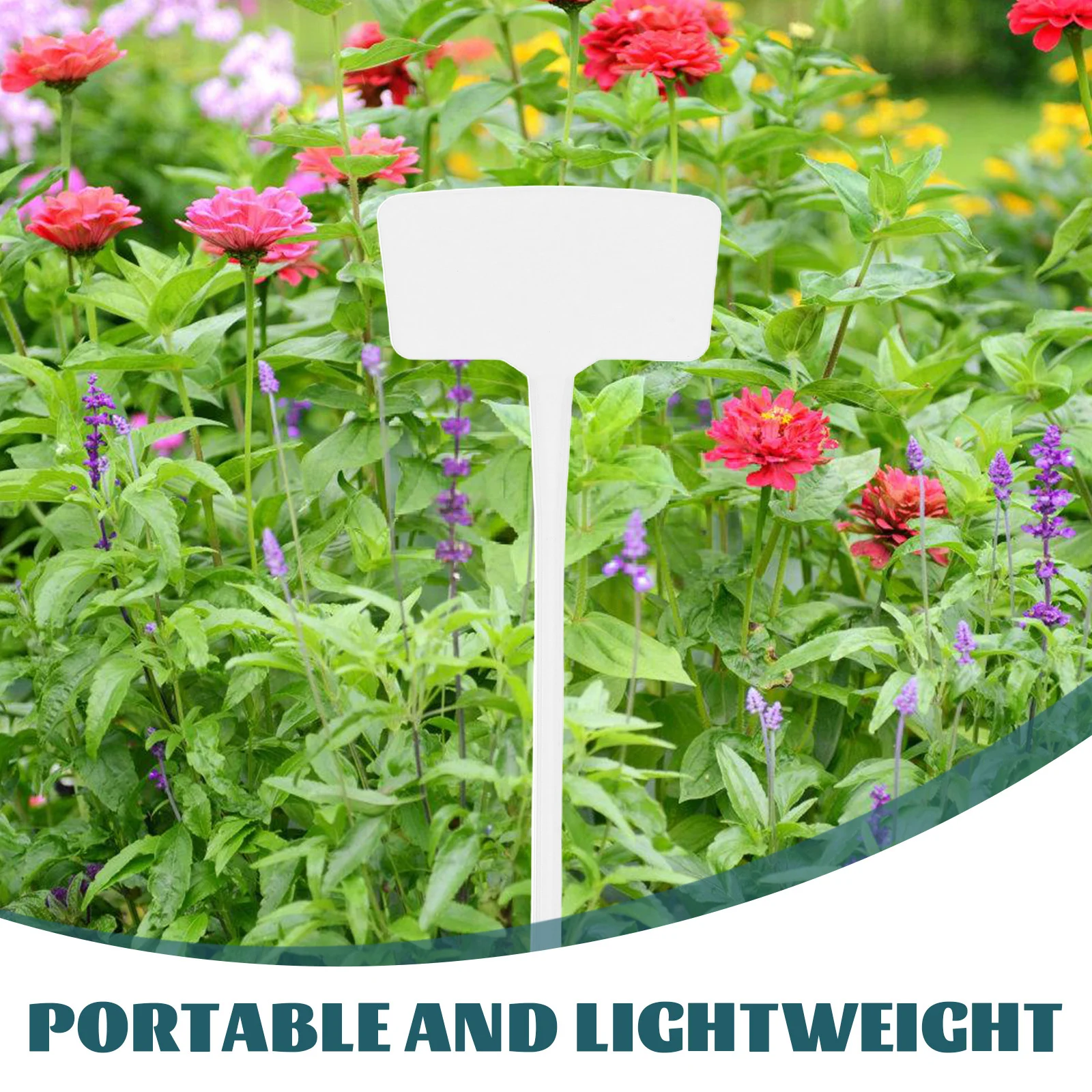 

20Pcs Garden Plant Tags Bow Shape Angled Design Durable Stable Outdoor Markers for Flower Vegetable Plant Labels