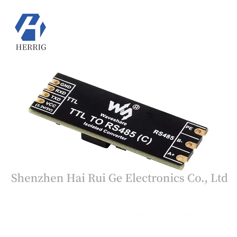 Weixue TTL to RS485 Serial Converter with Electrical Isolation, Half-Duplex Communication, and Various Protection Circuits