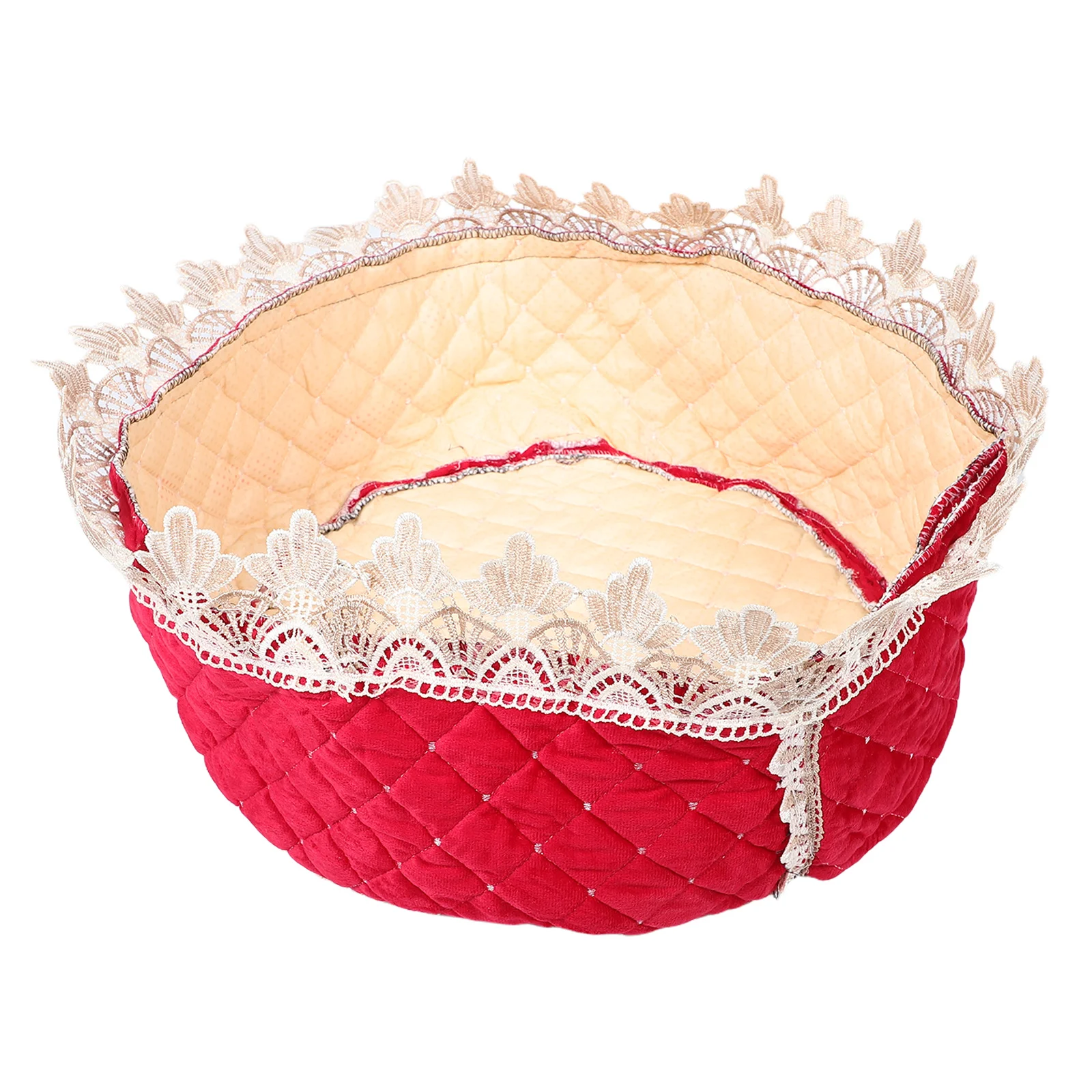 

Chinese Drum Protective Cover Thickened Fabric Dustproof Mute Cover with Drumstick Storage Soft Portable Sleeve