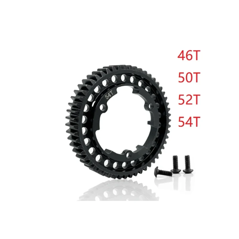 Steel 46T 50T 52T 54T Spur Gear 1.0M 6447 6449 for Traxxas 1/5 X-Maxx 1/7 XO-1 1/10 E-Revo 2.0 VXL New MAXX RC Car Upgrade Parts