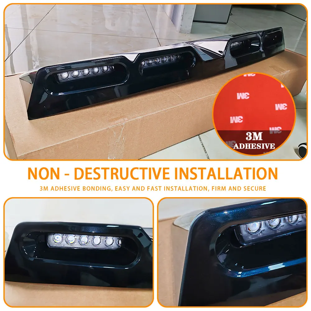 Top Light Luggage Rack Off-road Adventure Light  for Defender 2020 2025 Roof  Light bar Pod