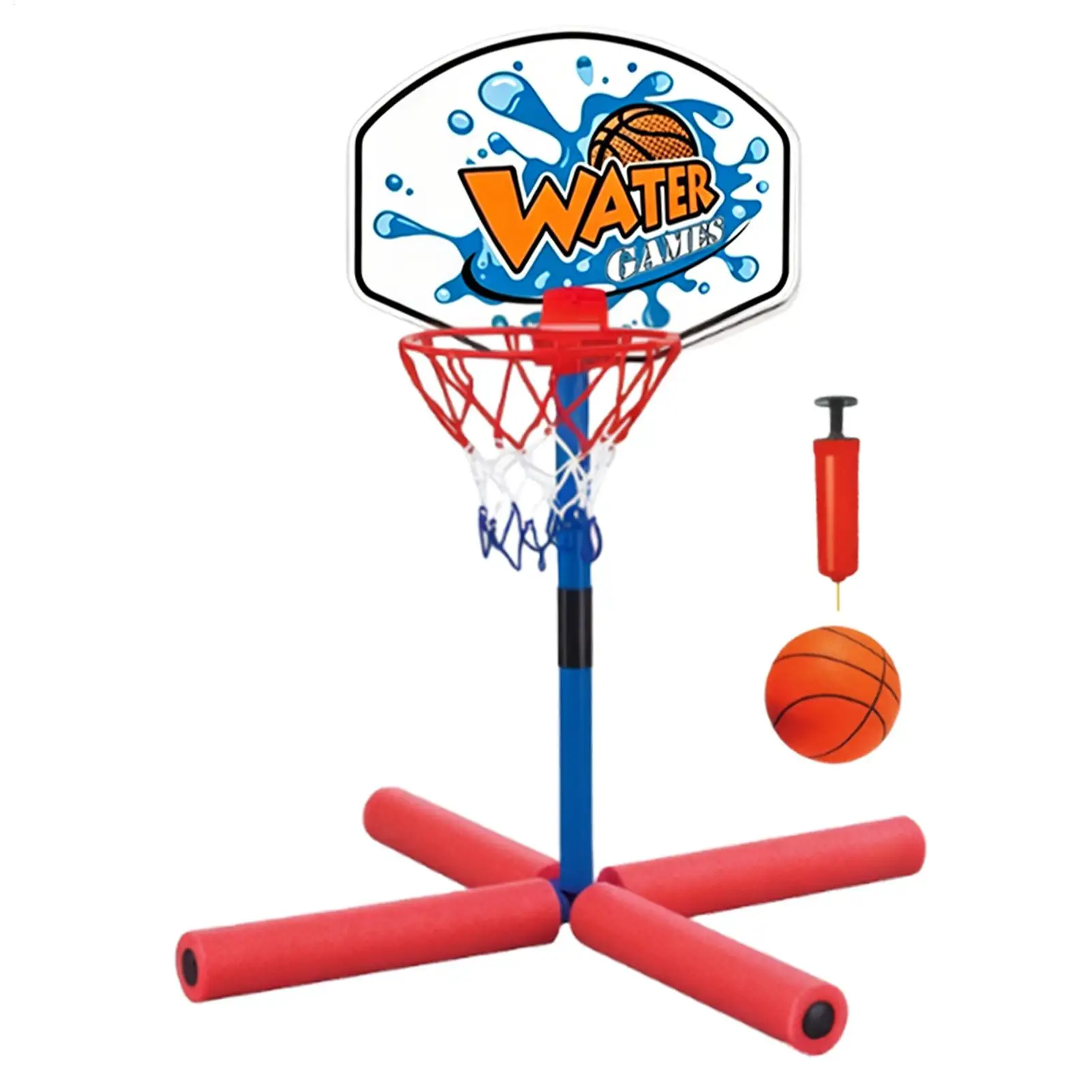 Mini Basketball Hoop Floating Interactive Fun Entertainment Toy Pool Basketball Hoop Toy For Parents Children Kids Family Yard