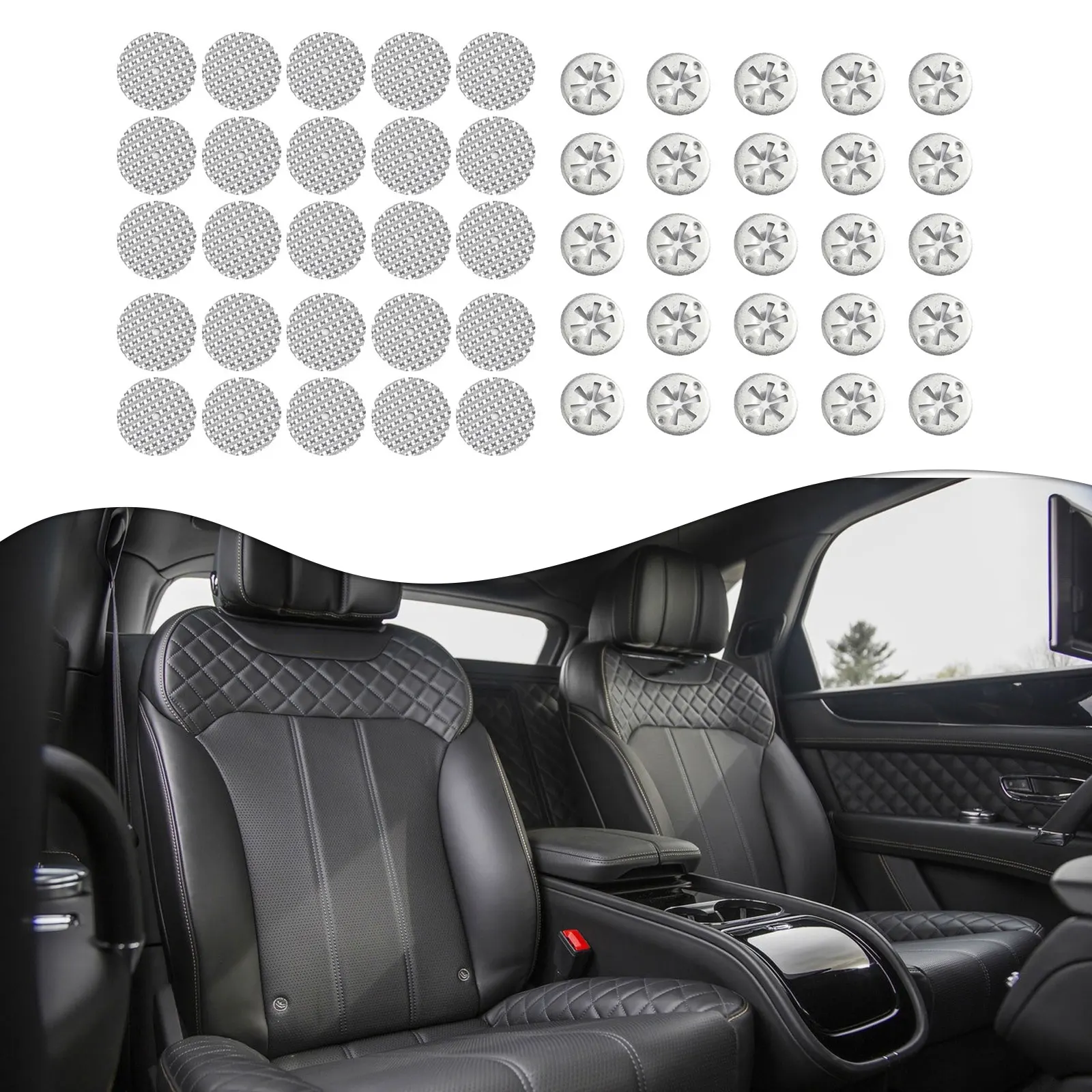 50 Pcs Automotive Heat Shield Repair Kit Compatible With Components Including Manifold Downpipe And Converter