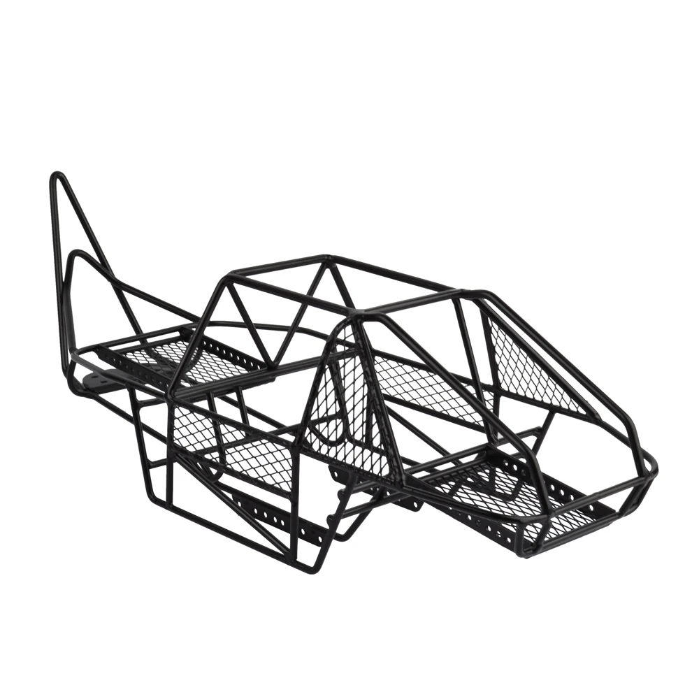 Steel Roll Cage Frame Body Black Chassis for Axial SCX10 90027 90022 1 / 10 RC Rock Car Crawler Climbing Truck