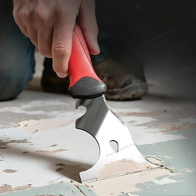 For Multi Functional Stainless Steel 9-in-1 Joint Filling and Adhesive Removal Ceramic Tile Shovel