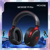 MCHOSE V9Pro Gaming Headphones Noise Reduction Wireless Tri-mode Customized Head-mounted Music Earphones PC E-Sports Accessories