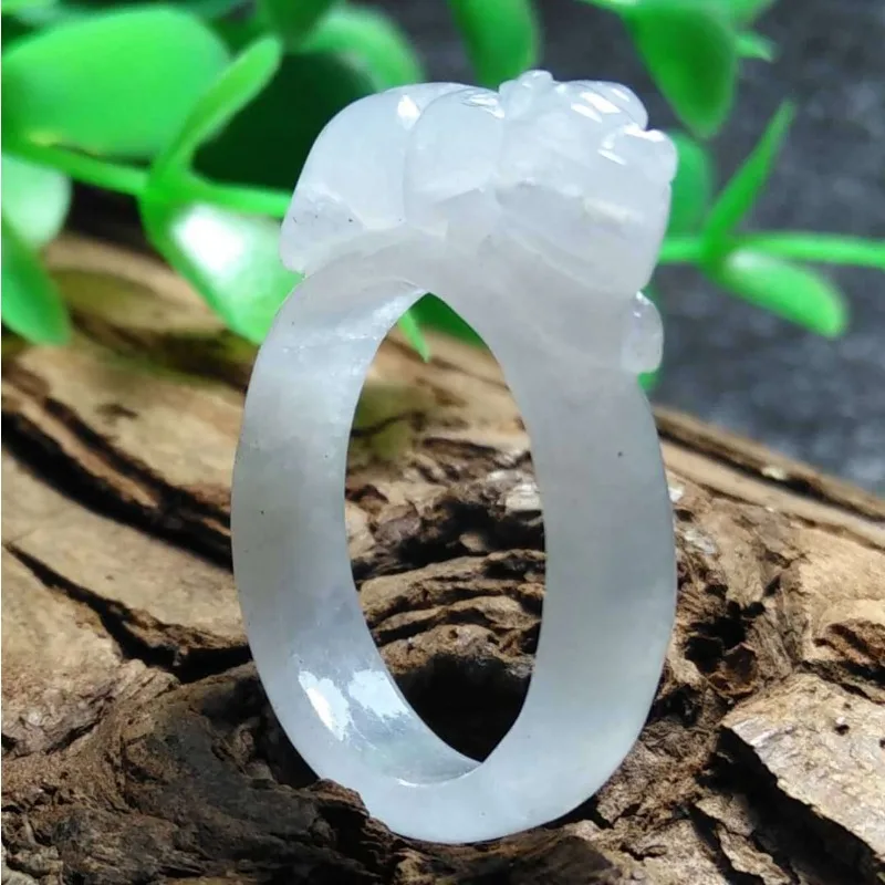 Jade Pixiu Jade Ring Women's Fashion Niche Trend Narrow