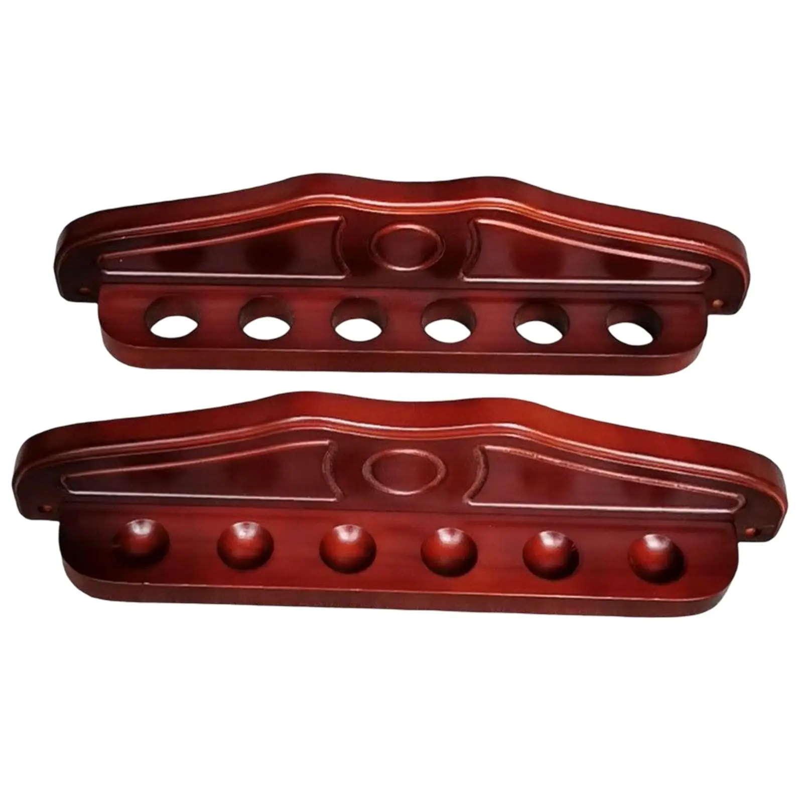 Snooker Pool Rack Table Rods Clip Solid Wood 1 Set Mounted Clips Holder Pool Bars Game Room Clubs Sports