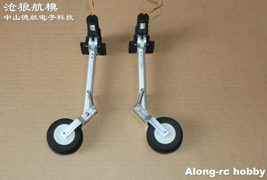 Amortisseur rétractable à Double ressort de 130 à 160mm, train d'atterrissage à genoux adapté aux modèles d'avion RC de 3 à 5kg, pièce de bricolage