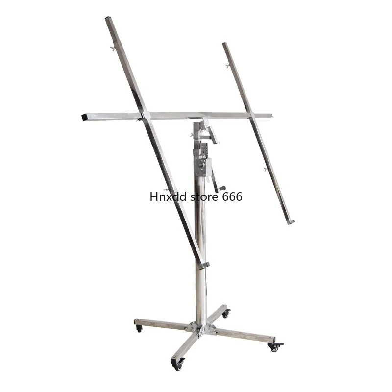 Woodworking decoration sealing plate lifting bracket portable electric hand crank three-in-one lifting shelf