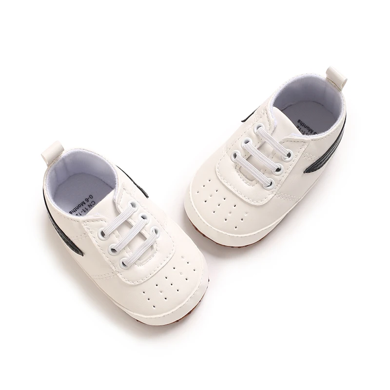 Baby-Sneaker mit weicher Sohle, Neugeborenen-Laufschuhe, rutschfeste PU-Leder-Freizeitschuhe für Kleinkinder von 0-18 Monaten, für Jungen und Mädchen. – Detail 31