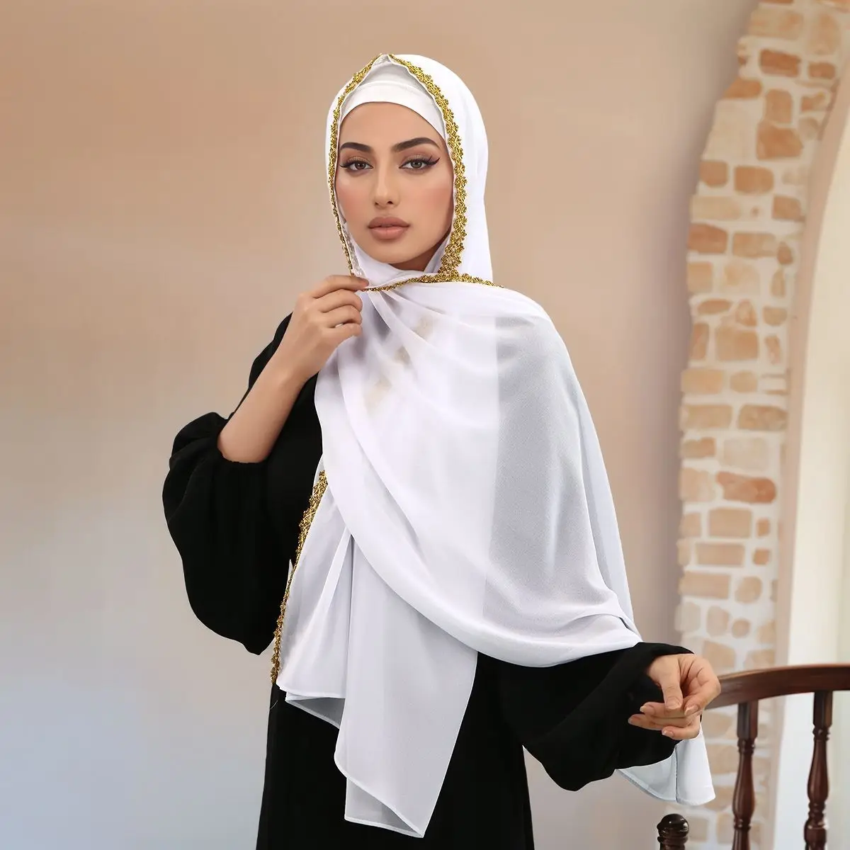 hot-sale-gold-double-sided-floral-chiffon-long-scarf-for-women-versatile-fashion-high-quality-ethnic-turban-shawl-cross-border