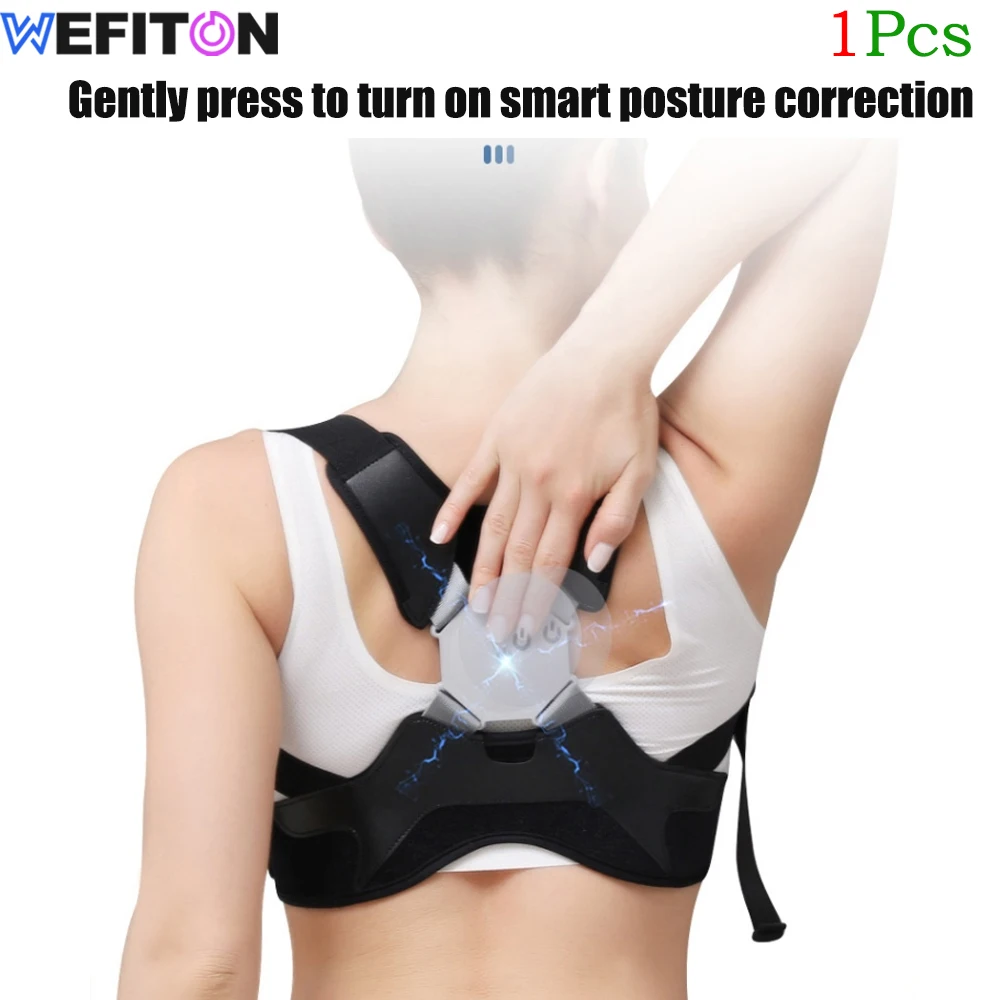 Smart Posture Back Brace for Adults Kids,Universal Sensor Posture Back,Intelligent Posture Reminder,Vibrate to Improve Posture