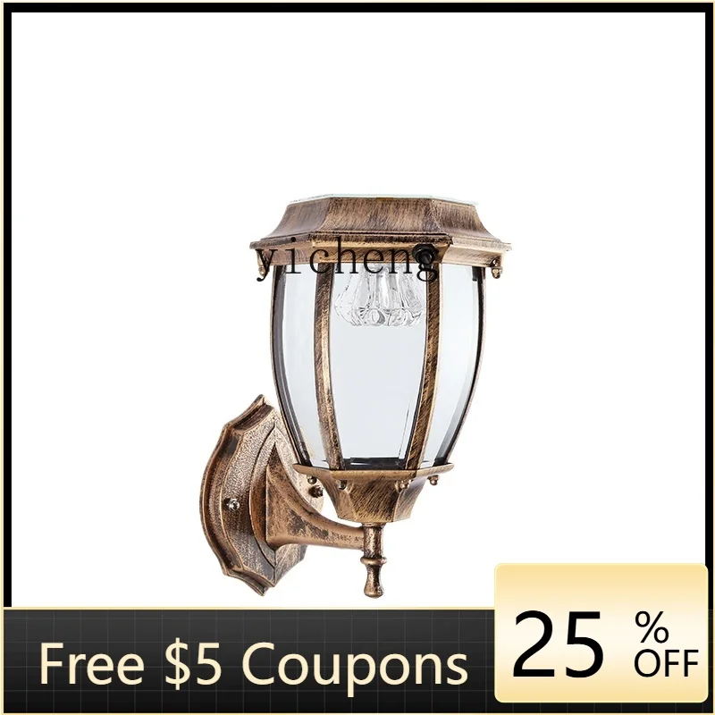 

ZZTqh Solar Outdoor Courtyard Decoration Room Exterior Wall Waterproof Super Bright Balcony Villa Gate Decoration