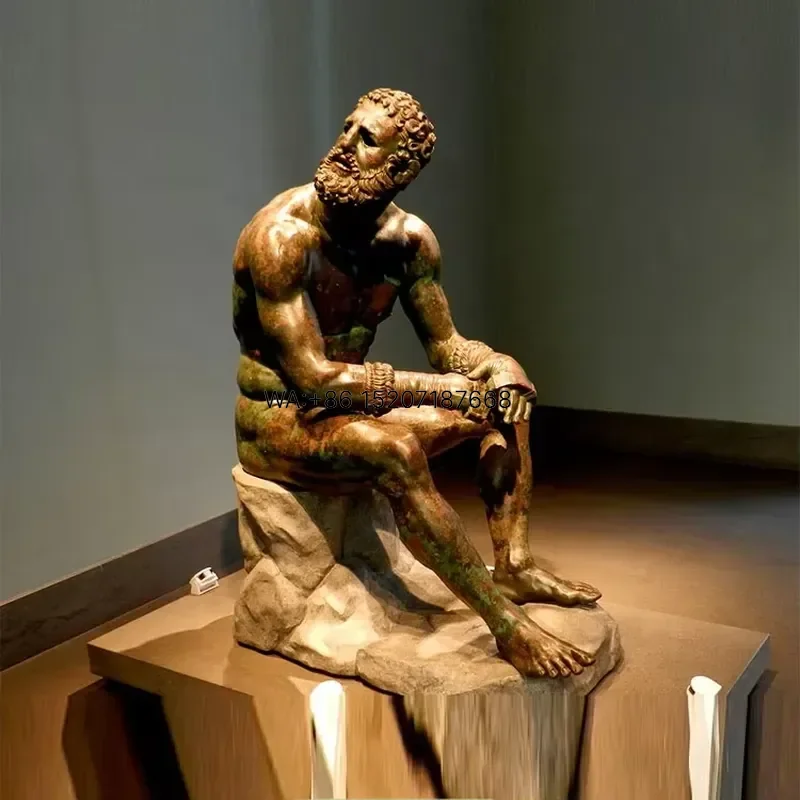 Wmwmnu for Famous Casting Bronze Boxer Man Statue for Sale