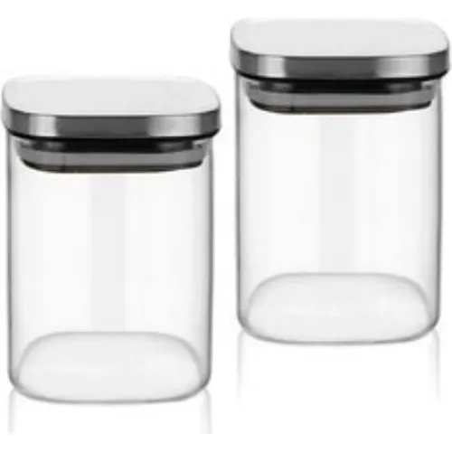 The Mia Borosilicate Glass Jar 1000ML