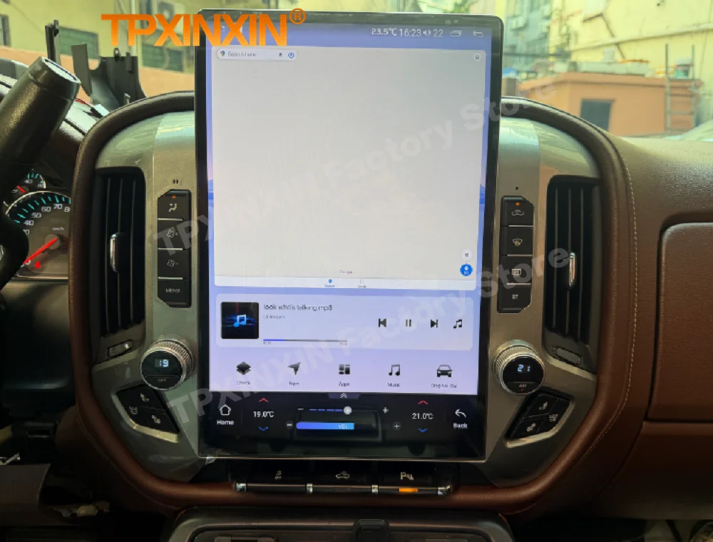 15.6 Inch Qualcomm Multimedia Android 13 For Chevroler Silverado GMC 2014~2018 GPS Navigation Audio Car Radio Stereo Head Unit