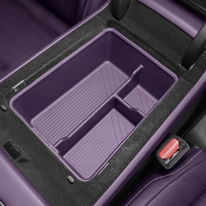 

For Avatar 07 2025 2026 Central Control Armrest Box Storage Box Silicone Car Interior Accessories Modification Parts