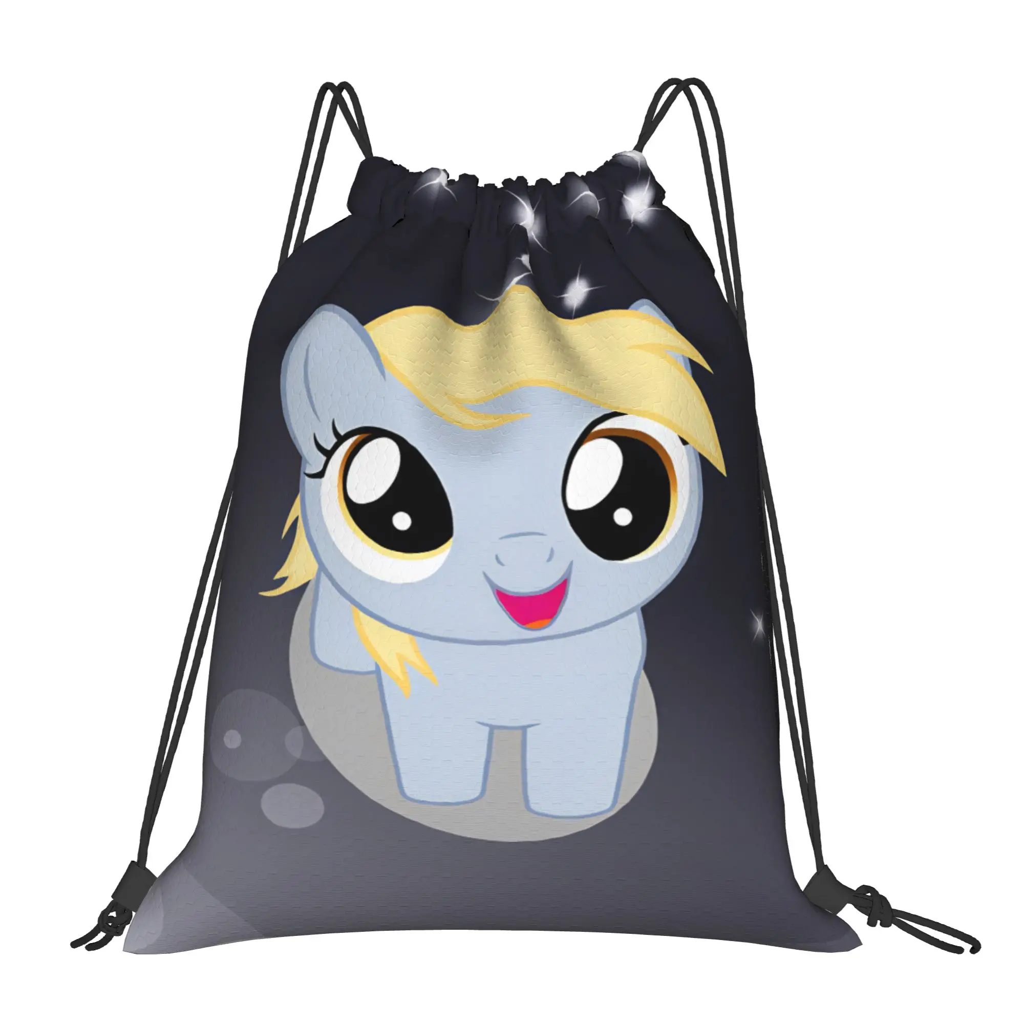Derpy Muffins Hooves Drawstring Bag  Minimalist School Gym Backpack For Unisex Waterproof Sackpack String Bags