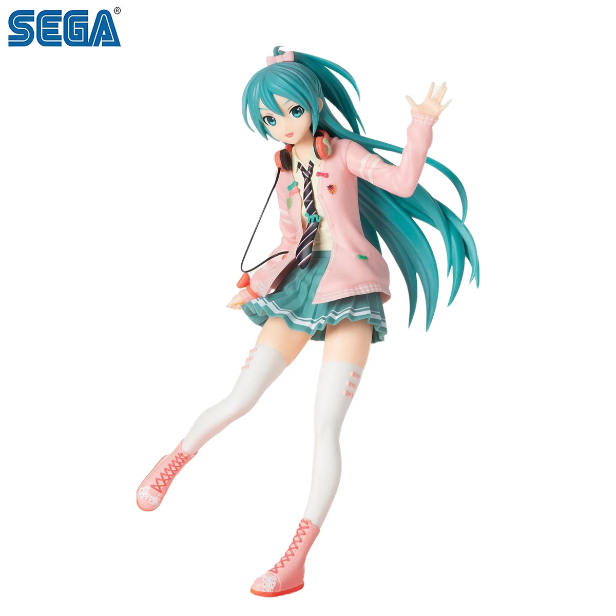 

In Stock SEGA SPM Hatsune Miku Project DIVA Arcade Future Tone Hatsune Miku Ribbon Girl PVC 23CM Anime Action Figures Model Toy