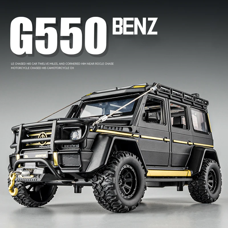 

1:24 Benz G550 Adventure 4X4² Alloy Model Car Toy Diecasts Metal Casting Sound and Light Car Toys For Children Vehicle